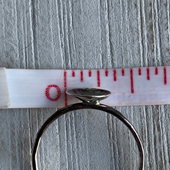 ONE Handmade Oxidized Sterling Silver Cup Ring - Picture 8 of 8